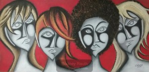 Quatro mulheres obra de Rodney Rauth