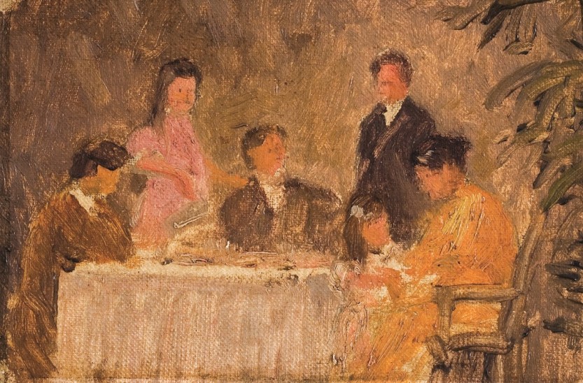 Pessoas ao redor da mesa