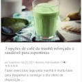 Receita – Café da manhã :&nbsp;esportistas