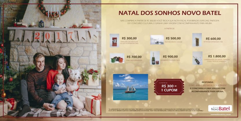 Banner Dulcídio Natal 2017 - 6,63 x 3,33 m