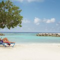 Lady Relaxing by the Beach at de Palm&nbsp;Island_0