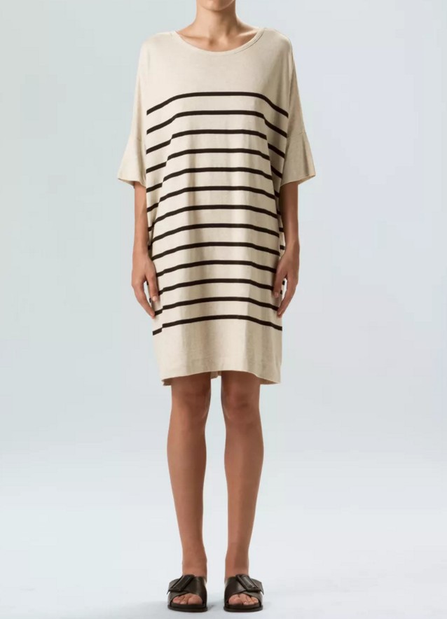 Vestido Curto Navy Stripe