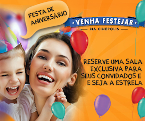Festeje seu Aniversário com a gente!
