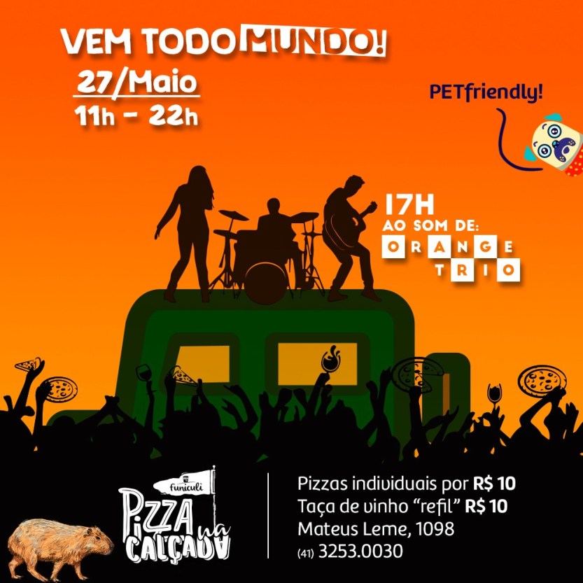 Pizza na CalÃ§ada arte