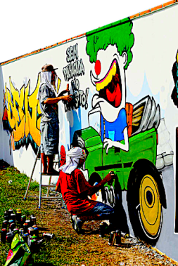 grafite - projeto arte urbana