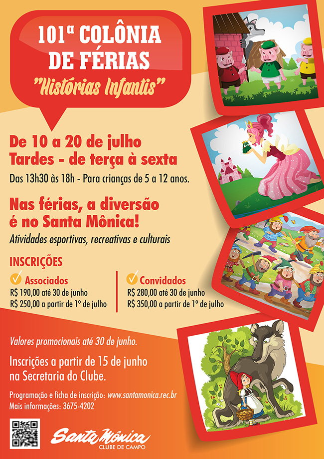 CartazA4_101 Colônia de Férias