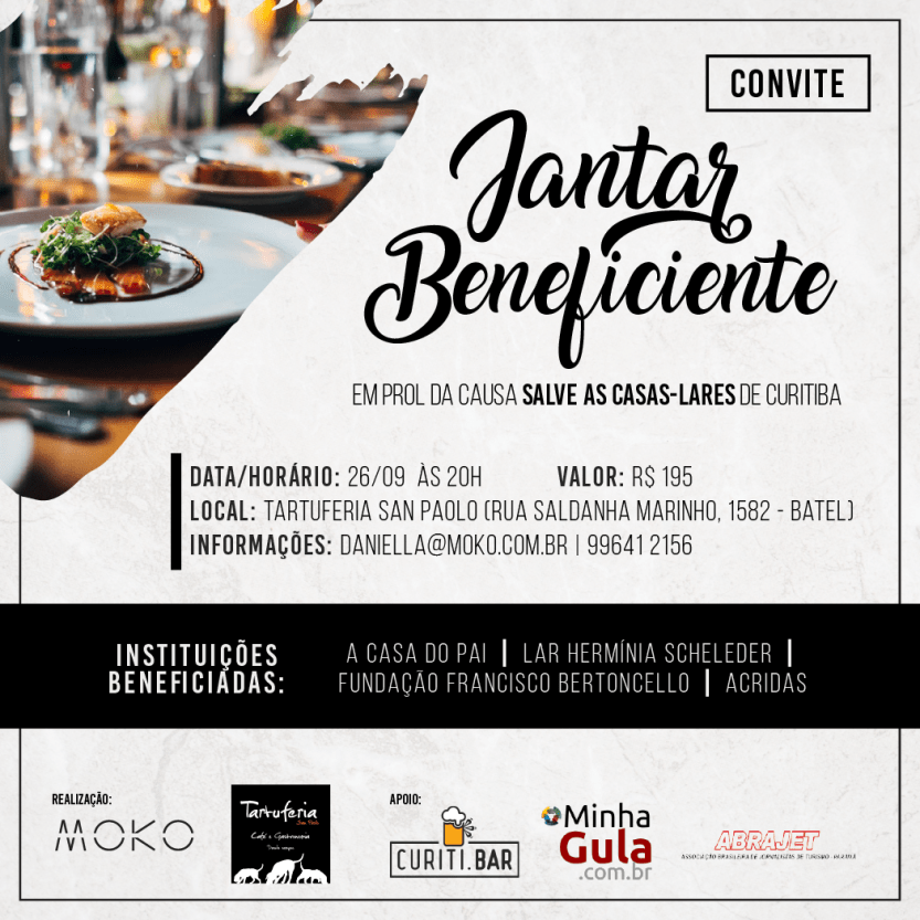 jantar beneficente