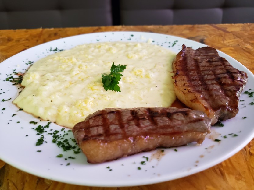 picanha com risoto