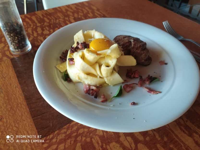 Anarco - prato principal - papardelle a carbonara