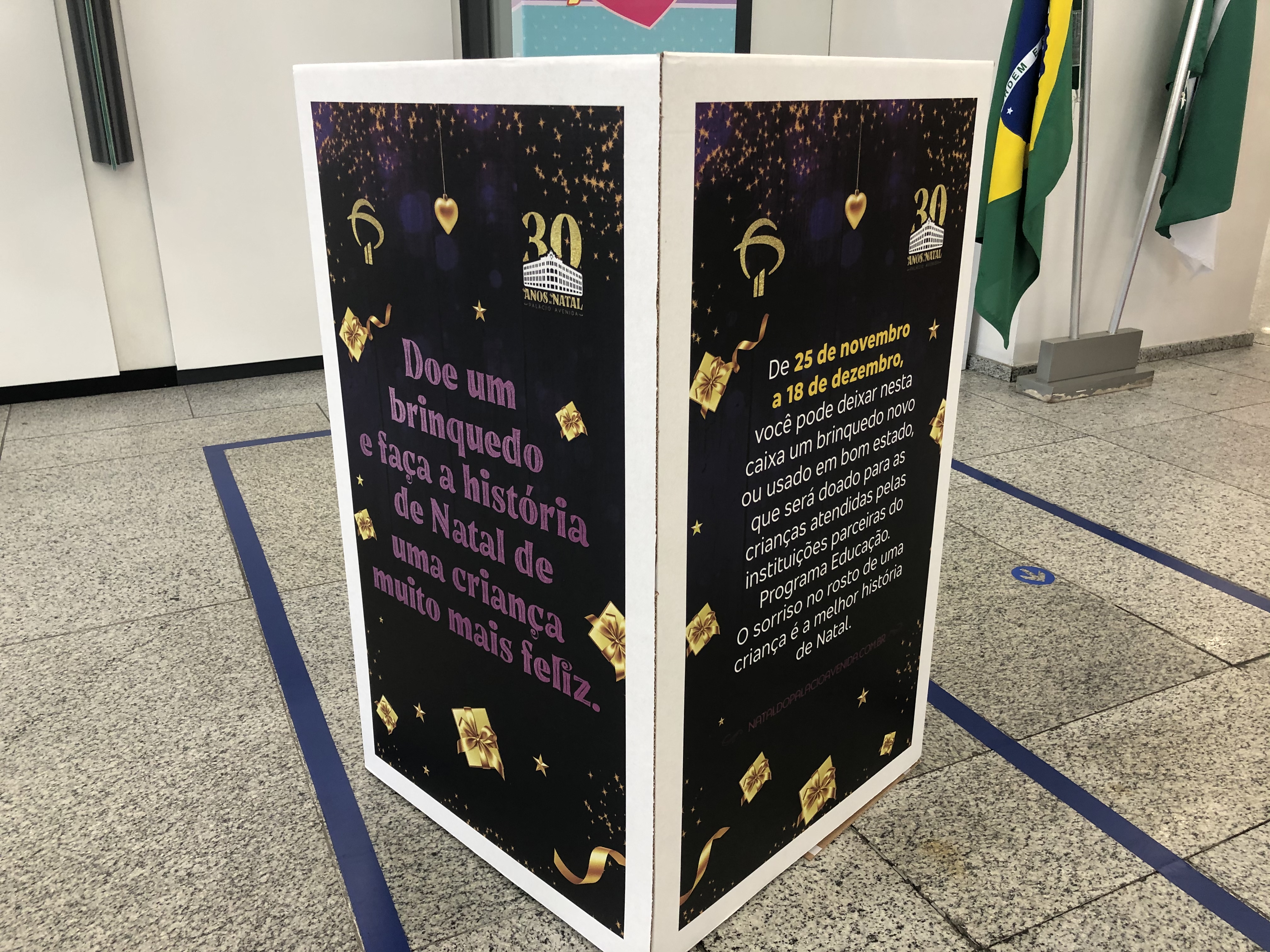 Caixa de Doação_Agência Bradesco Palácio Avenida