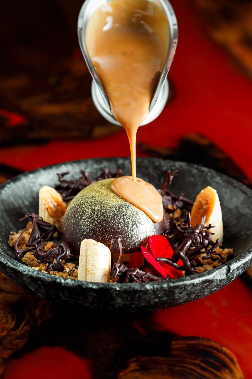 ox room steakhouse - sobremesa banoffe ball - foto apparatus divulgacao