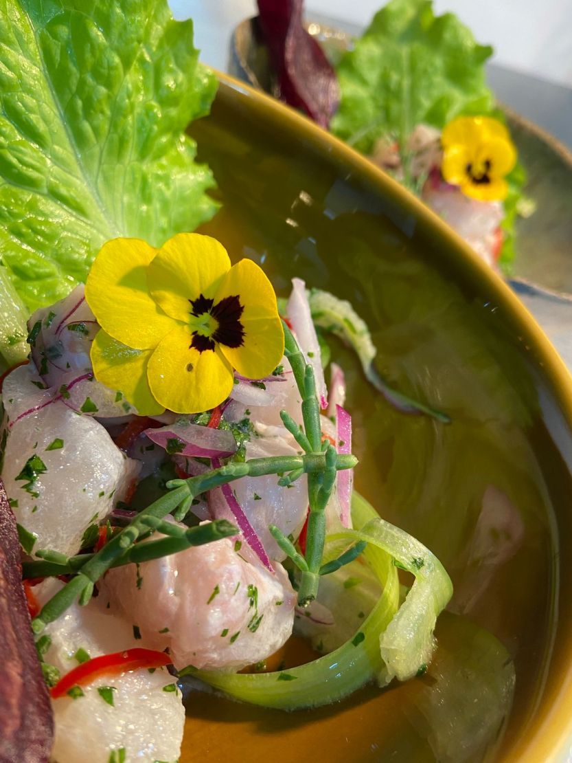 Ceviche de Linguado - Raulino Cozinha Autoral