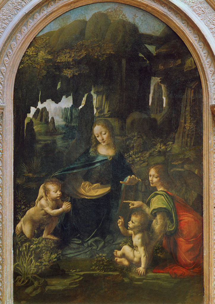 A virgem dos Rochedos_Da Vinci - Reprodução_Divulgação