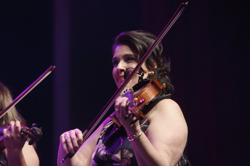 Apresentação do Concerto das Rosas no teatro Guaíra, em Curitiba. 25/07/2017