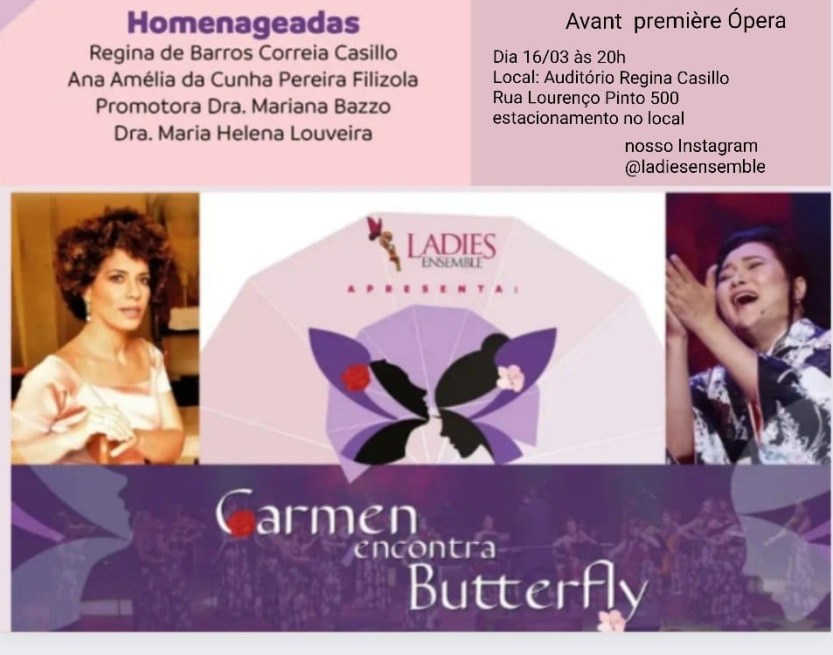 Convite - Carmen encontra Butterfly