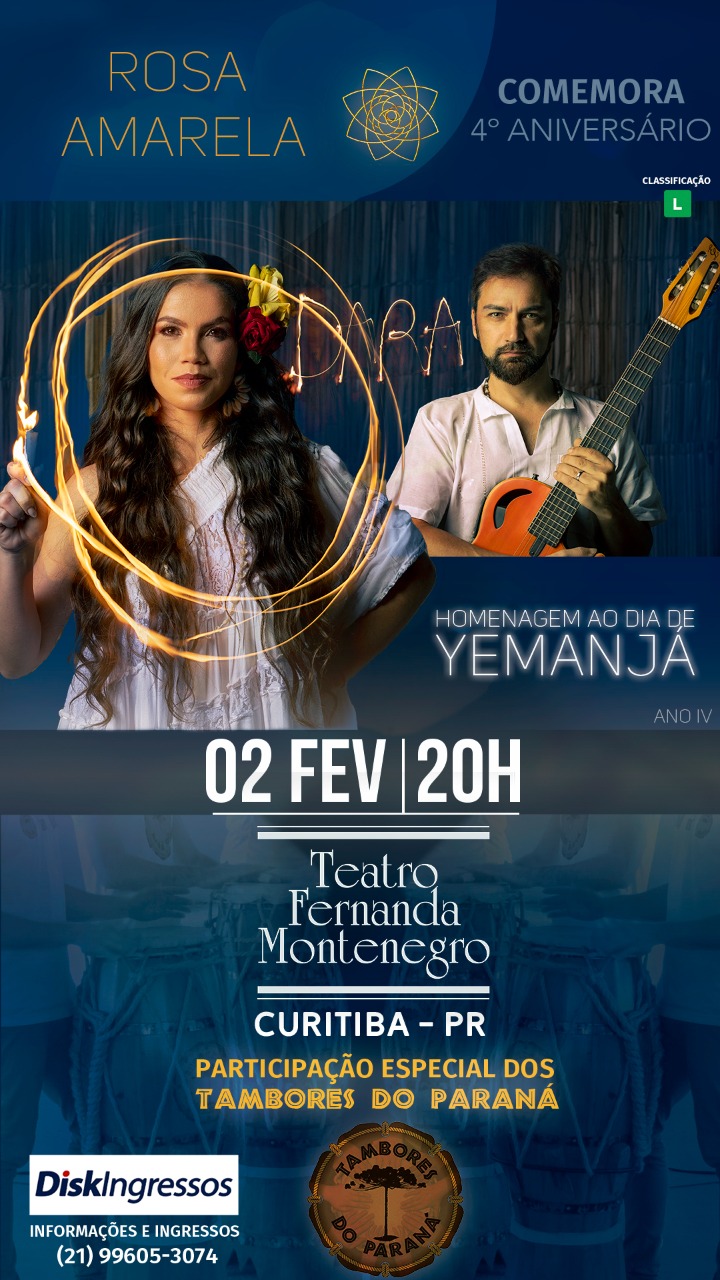 flyer ODARA em Curitba completo