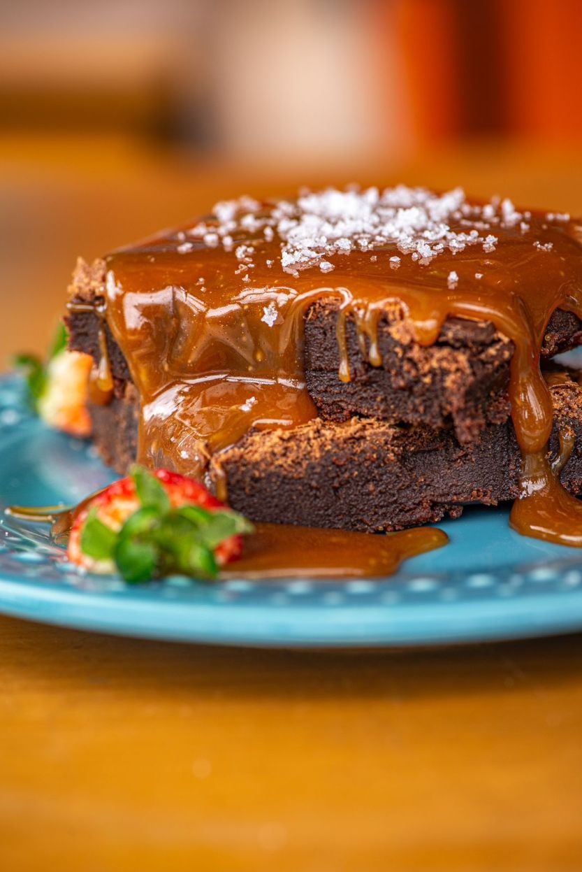 Brownie com Caramelo Salgado - Trufas da XUXU