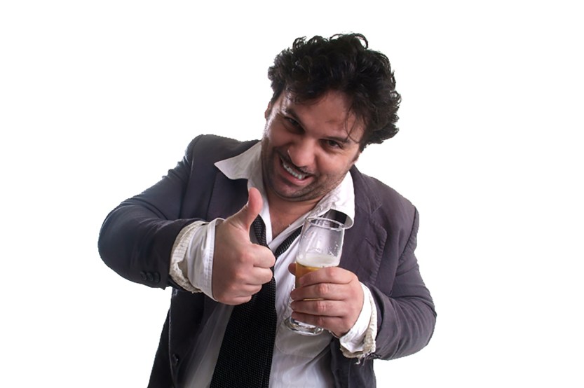 Fabio Silvestre como bebado - foto divulgacao