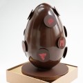 JEAN-PAUL HÃVIN en exclusivitÃ© aux Galeries Lafayette, Paris Tour, chocolat noir 68ï¿½ de cacao garni de petits oeuf pralinÃ© et friture au chocolat noir, 330g&nbsp;76â¬