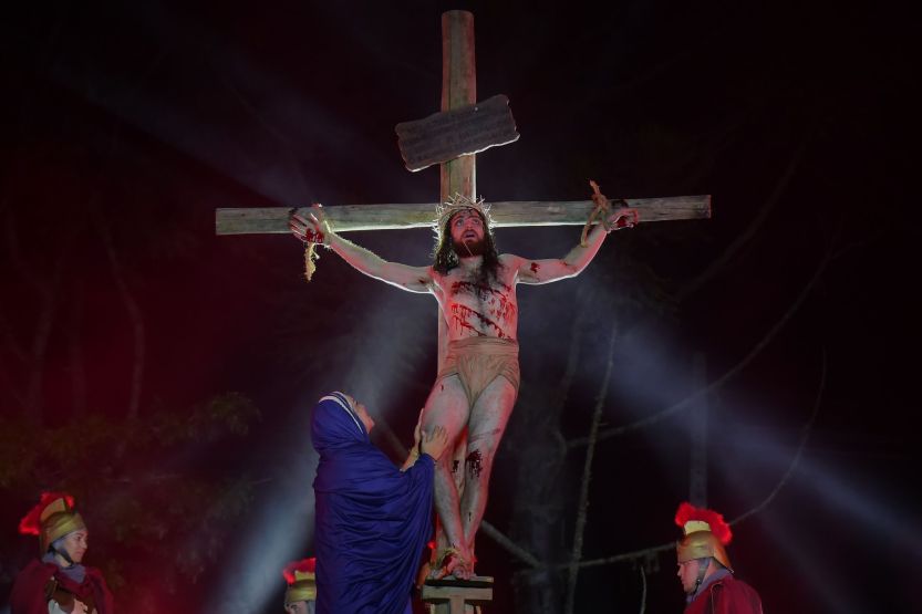 Apresentação da paixão de Cristo. Grupo Lanteri 2022