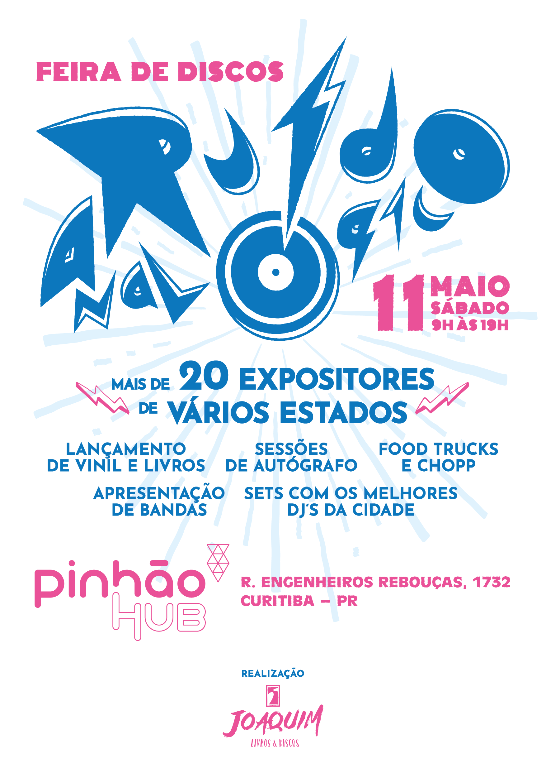 Cartaz feira Ruído Analógico - Crédito divulgação