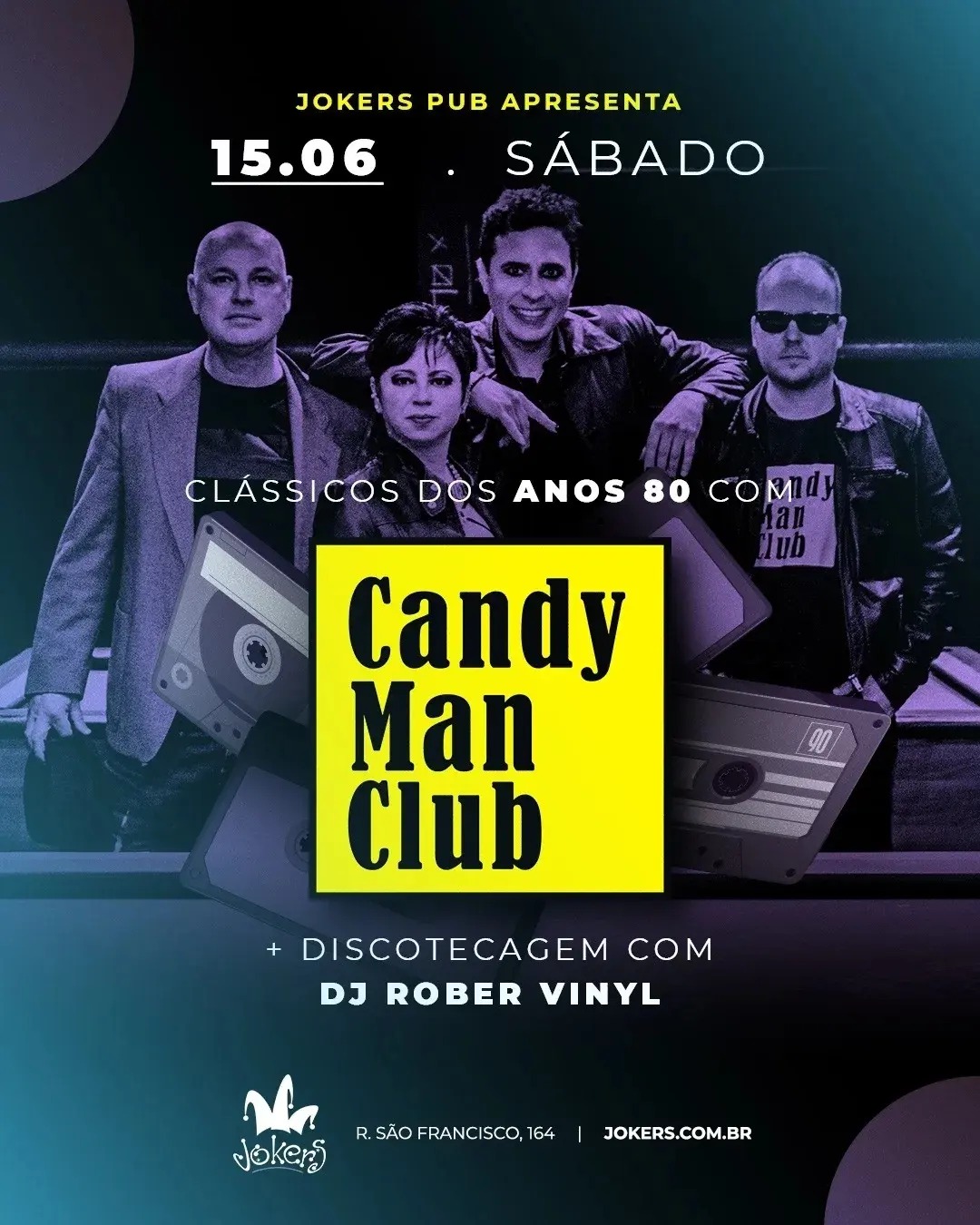 Cartaz_show_Candyman_Club_-_Crédito_divulgação