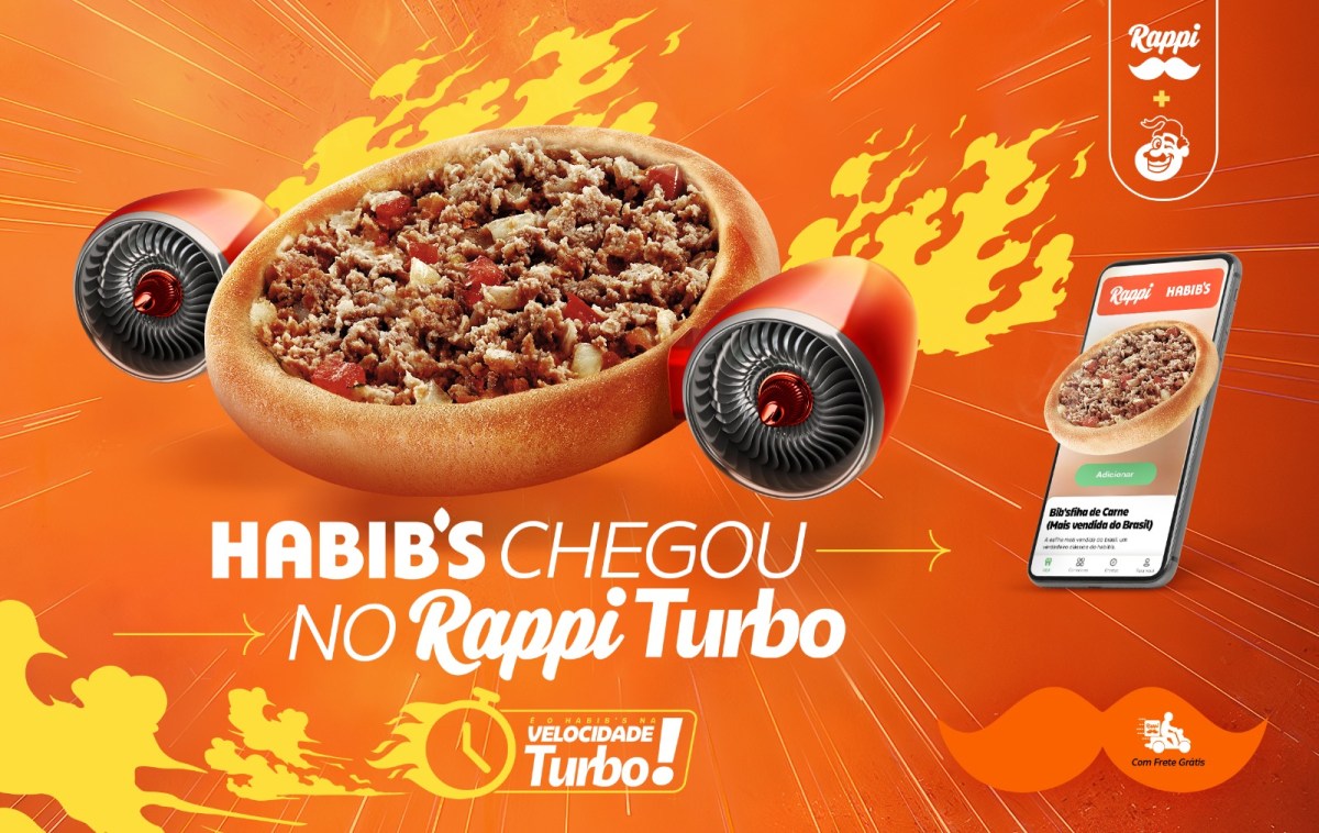Turbo Express Rappi Rappi lança Turbo Restaurantes e entrega Habib's em 15 minutos