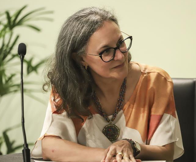 Luci Collin apresenta a obra de Valêncio Xavier no Leituras no Belvedere Crédito foto Divulgação